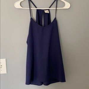Navy blue tank top